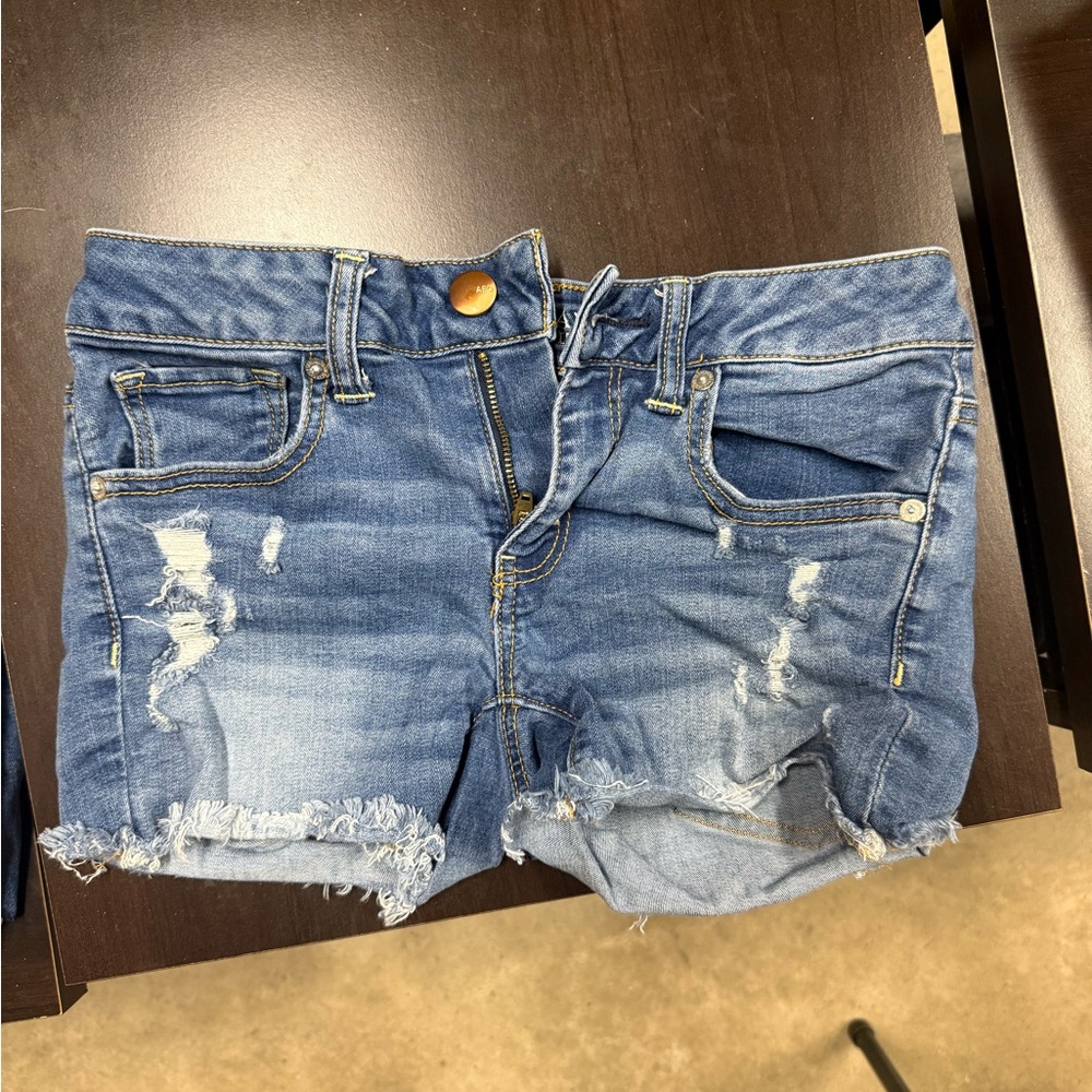 American Eagle Outfitters midi Jean Shorts